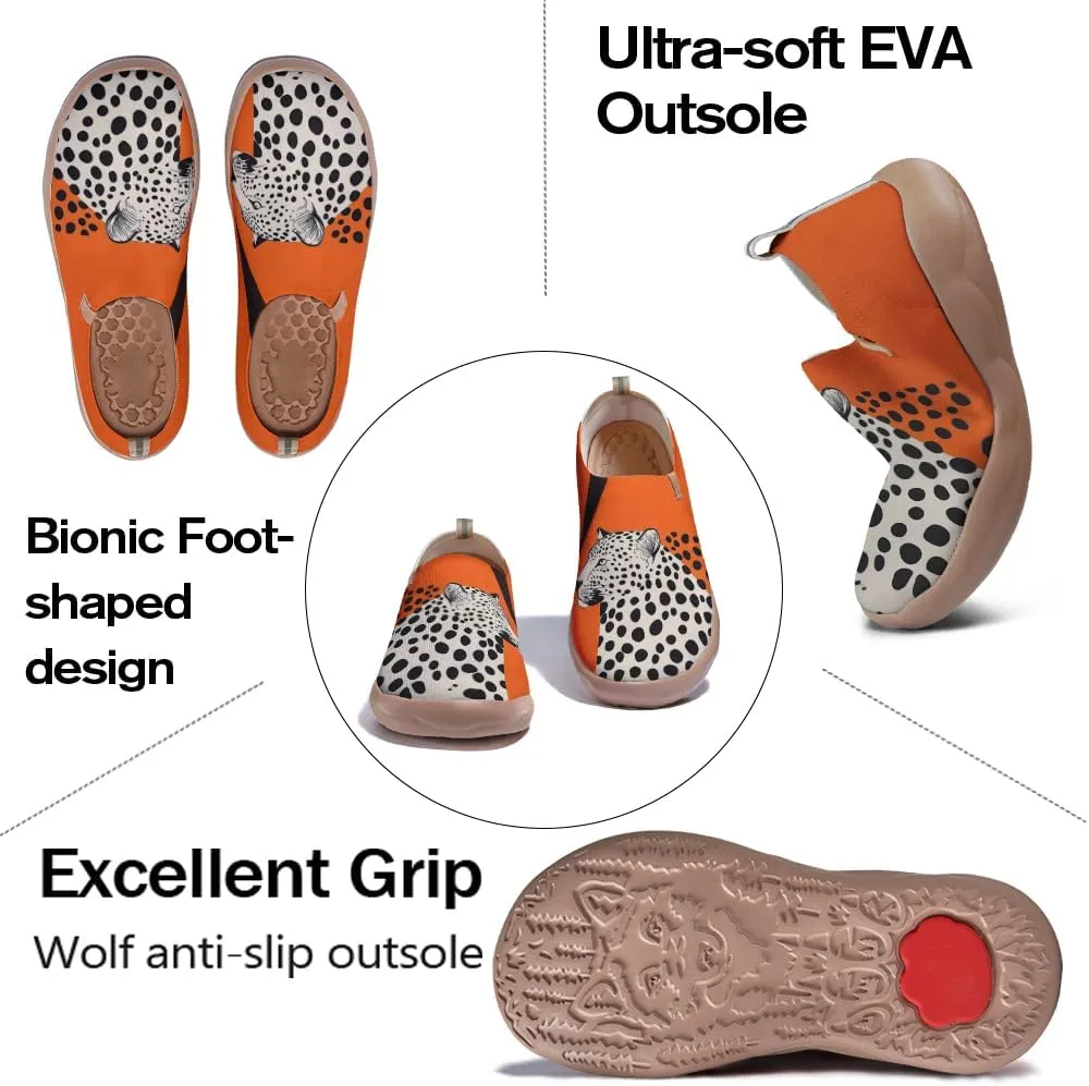Women's Slip Ons Lightweight Flats Sneakers Walking Casual Loafers Art Painted Travel Shoes