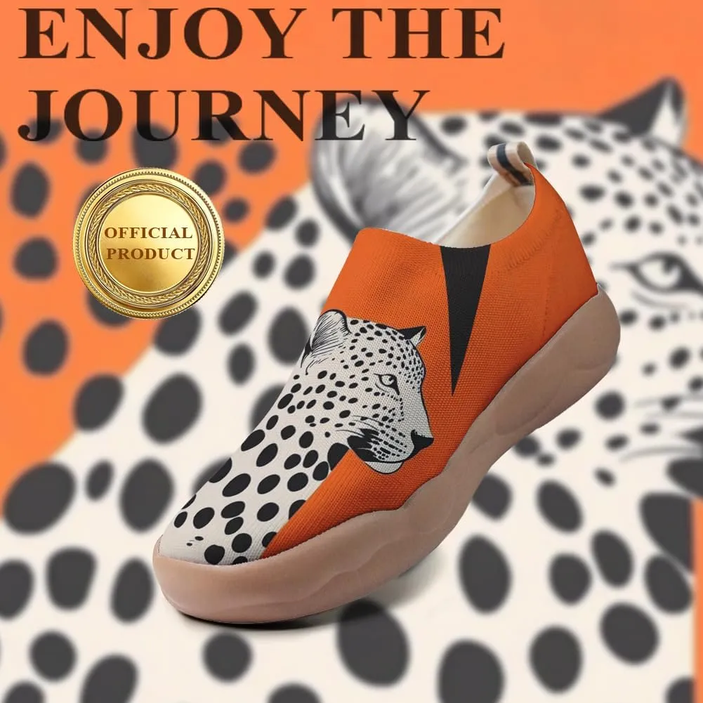 Women's Slip Ons Lightweight Flats Sneakers Walking Casual Loafers Art Painted Travel Shoes