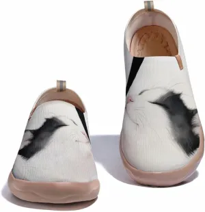 Women's Slip Ons Lightweight Flats Sneakers Walking Casual Loafers Art Painted Travel Shoes
