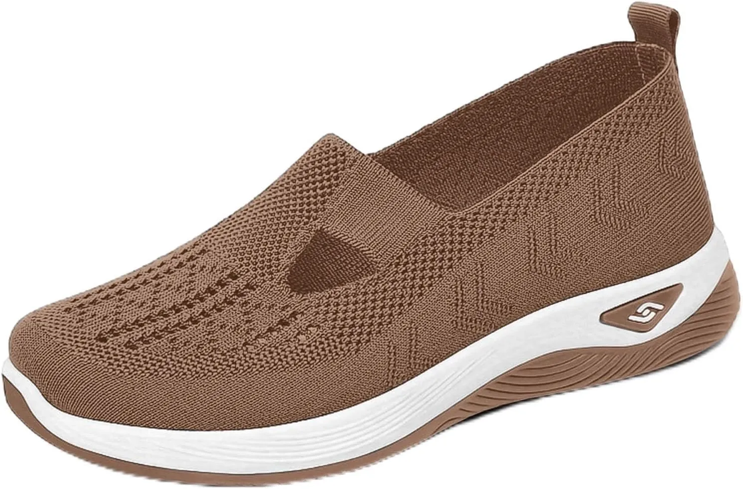 Women's Summer Fashion Mesh Breathable Casual Shoes Round Head Non Slip One Foot Stirrup Casual Sneakers Casual Walking Shoes