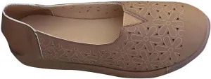Women's Summer Sandals Large Size Hollow Out Flowers Single Shoes Comfortable One Foot Stirrups Soft Flat Shoes