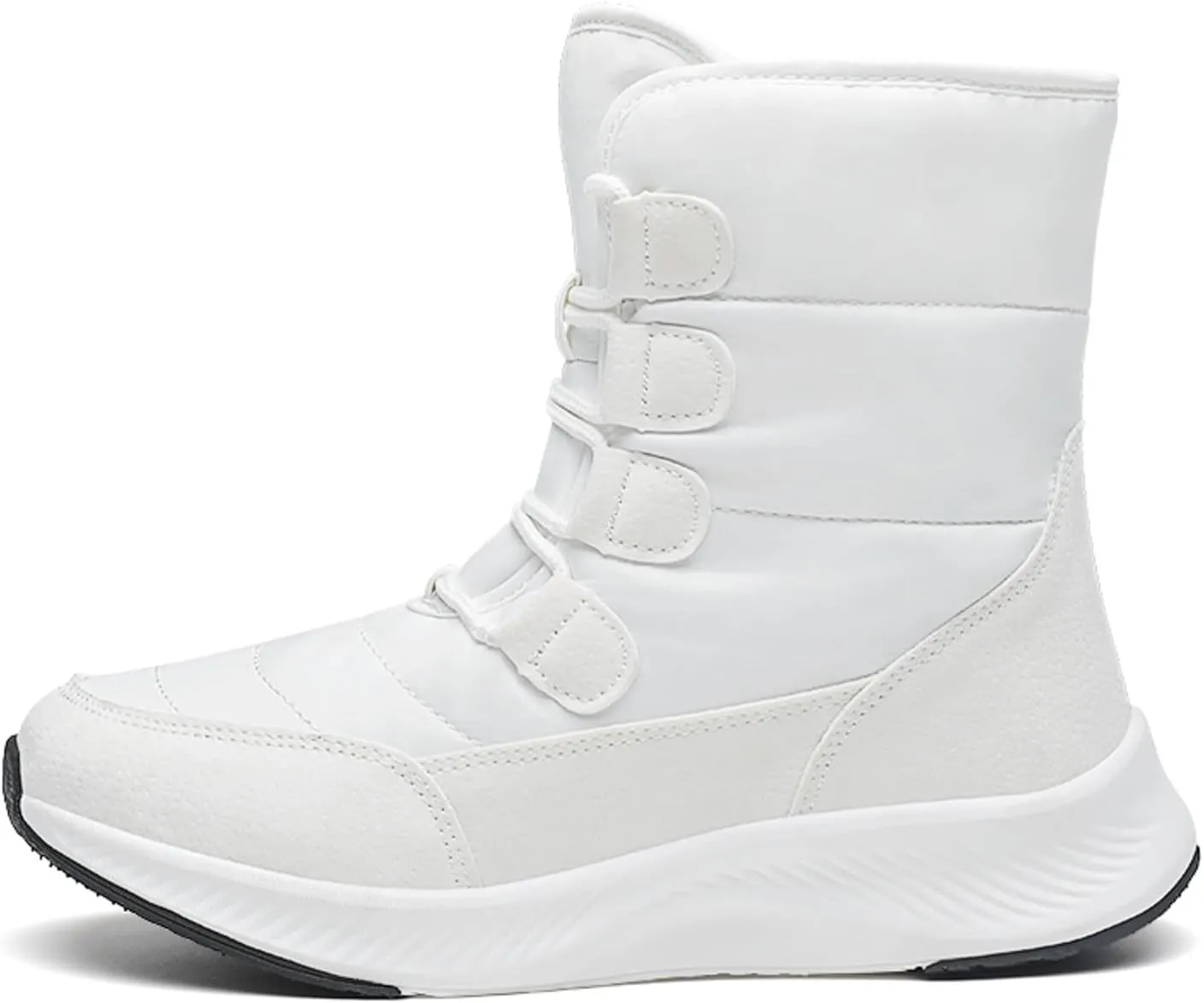 Women's Thick Bottom Snow Boots Winter Plus Velvet Warm Snow Boots Solid Non Slip Insulated Winter Snow Boots