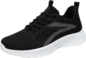 Womens Walking Tennis Shoes Lightweight Soft Sole Non Slip Sports Sneakers Breathable Running Tennis Shoes