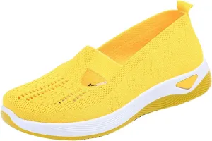 Women's Woven Orthopedic Breathable Soft Shoes Walking Shoes Women Walking Casual Tennis Shoes Fashion Sneakers 2025 Slip On Tennis Shoe Loafers Shoe
