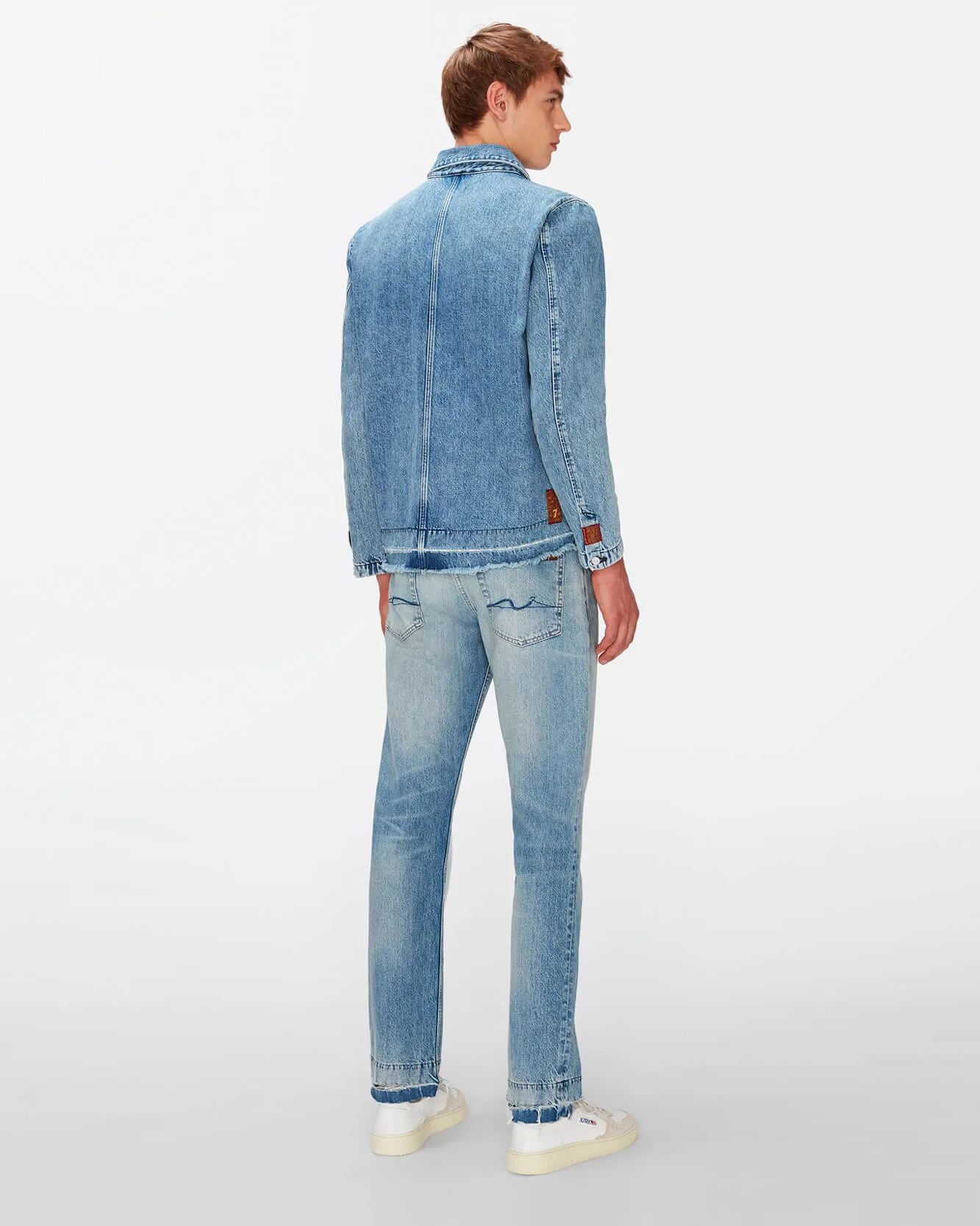 Workwear Overshirt in Vintage Blue