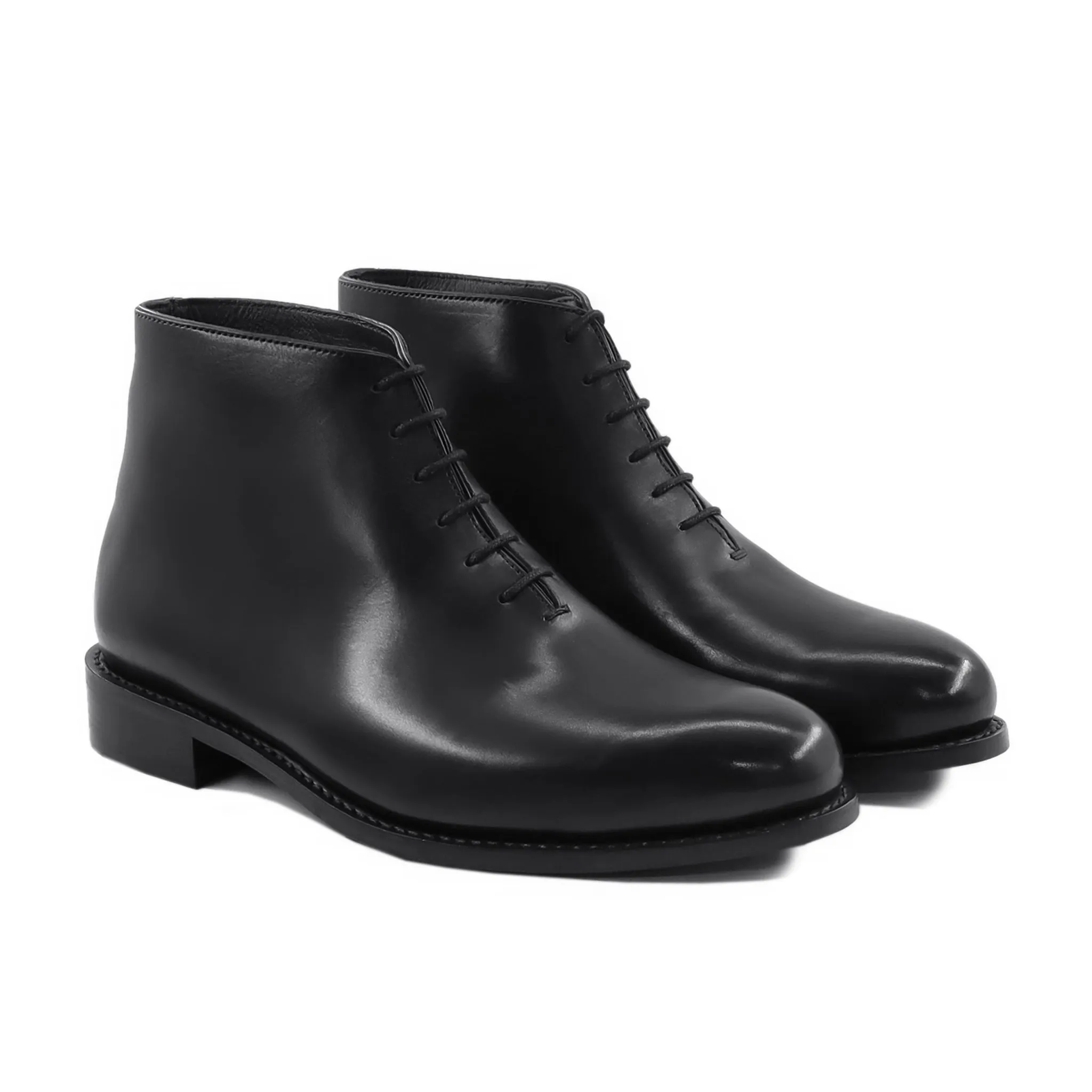 Yaling - Men's Black Calf Leather Chukka Boot - Goodyear Welted