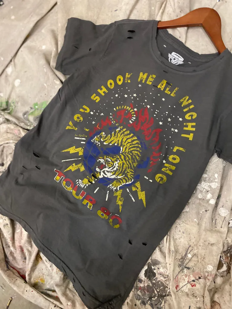 You Shook Me 1980's Distressed T-shirt
