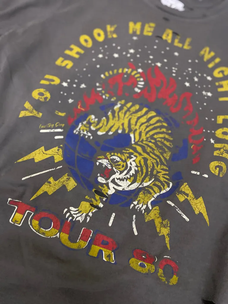 You Shook Me 1980's Distressed T-shirt